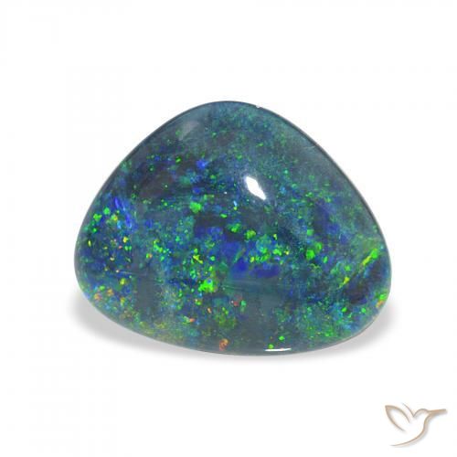 Triplete de ópalo Multicolor natural de 4.39 ct, Elegante, Opaco