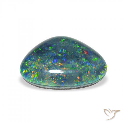 Triplete de ópalo Multicolor natural de 4.39 ct, Elegante, Opaco