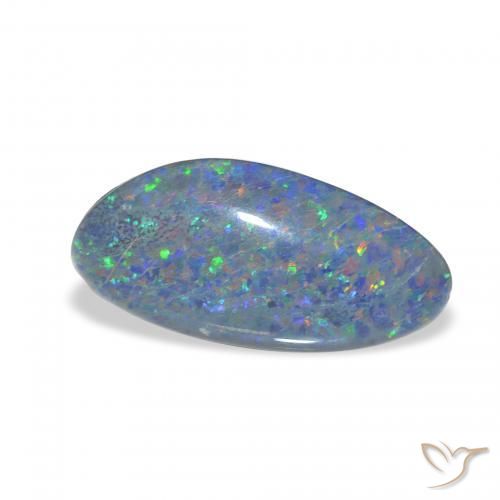 Triplete de ópalo Multicolor natural de 3.62 ct, Elegante, Opaco