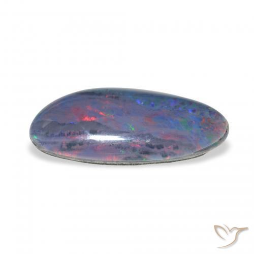 Triplete de ópalo Multicolor natural de 3.84 ct, Elegante, Opaco