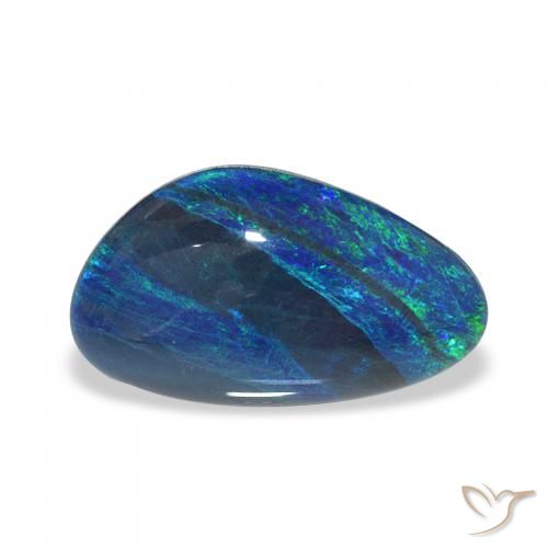 3.22ct Natural Multicolor Triplete de ópalo, Elegante, Opaco