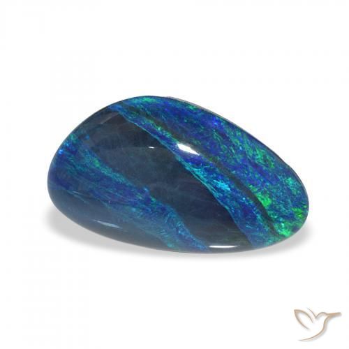 Triplete de ópalo Multicolor natural de 3.22 ct, Elegante, Opaco