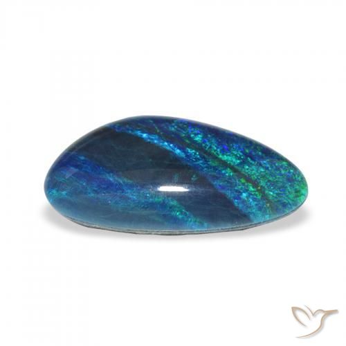 Triplete de ópalo Multicolor natural de 3.22 ct, Elegante, Opaco