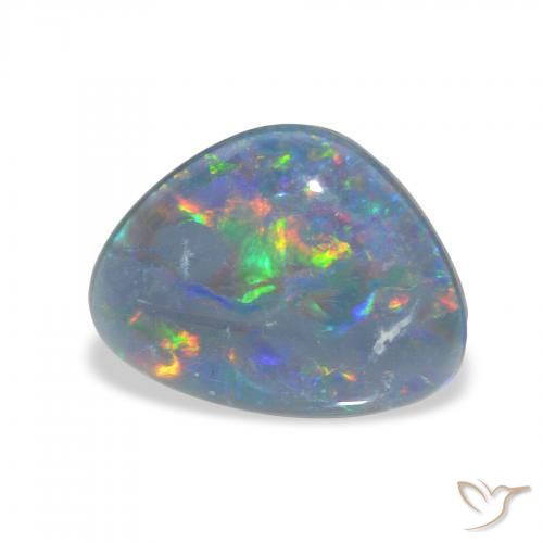 Triplete de ópalo Multicolor natural de 4.00 ct, Elegante, Opaco