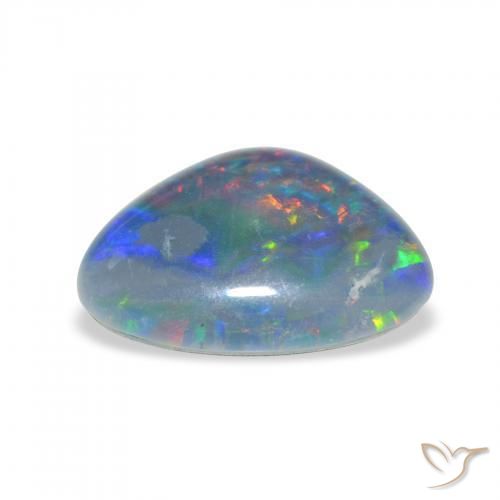 Triplete de ópalo Multicolor natural de 4.00 ct, Elegante, Opaco