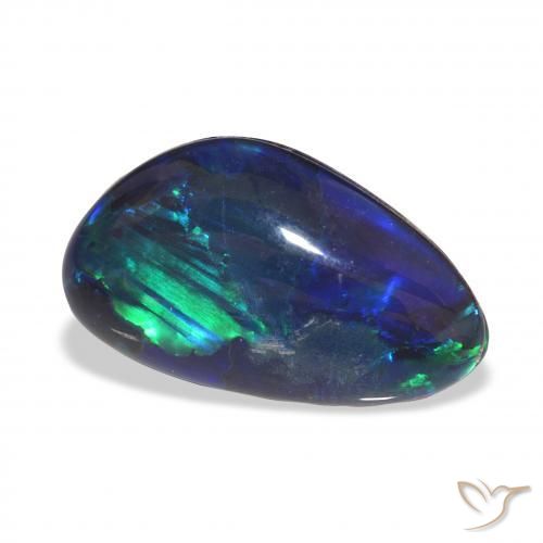 Triplete de ópalo Multicolor natural de 3.77 ct, Elegante, Opaco