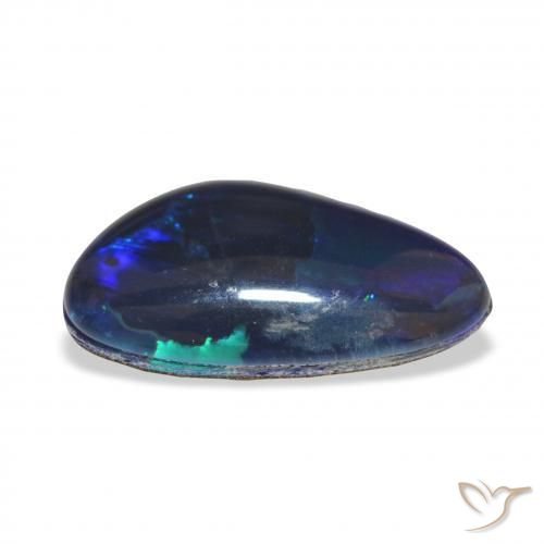 Triplete de ópalo Multicolor natural de 3.77 ct, Elegante, Opaco