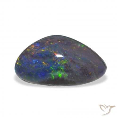 2.18ct Multicolor Triplete de ópalo, Elegante, Opaco