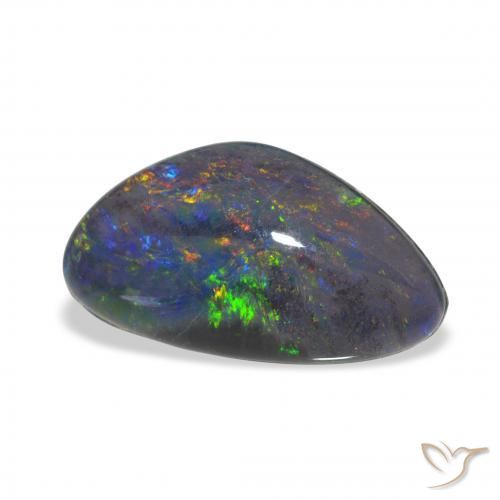 Triplete de ópalo Multicolor natural de 2.18 ct, Elegante, Opaco