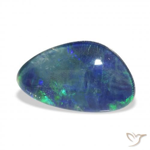 Triplete de ópalo Multicolor natural de 3.62 ct, Elegante, Opaco
