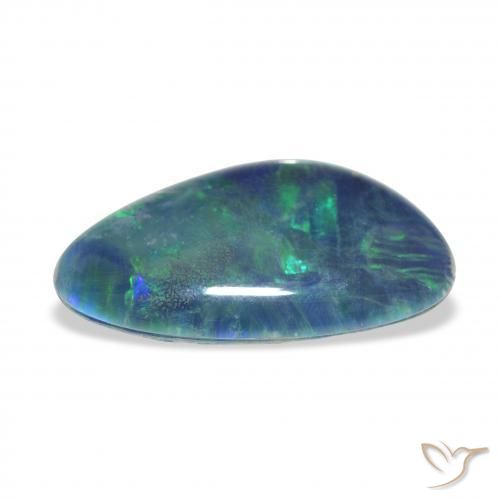 Triplete de ópalo Multicolor natural de 3.62 ct, Elegante, Opaco