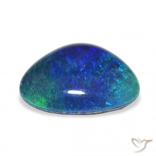 Triplete de ópalo Multicolor natural de 3.52 ct, Elegante, Opaco