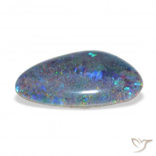 Triplete de ópalo Multicolor natural de 3.16 ct, Elegante, Opaco
