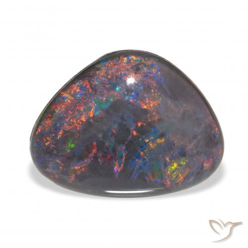 4.24ct Natural Multicolor Triplete de ópalo, Elegante, Opaco