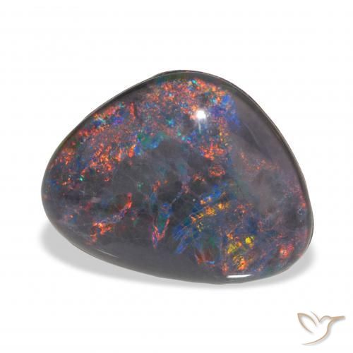 Triplete de ópalo Multicolor natural de 4.24 ct, Elegante, Opaco