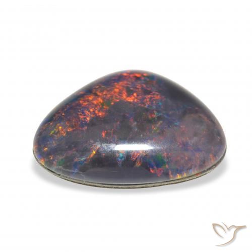 Triplete de ópalo Multicolor natural de 4.24 ct, Elegante, Opaco