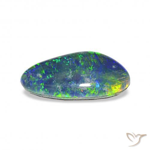 Triplete de ópalo Multicolor natural de 3.63 ct, Elegante, Opaco