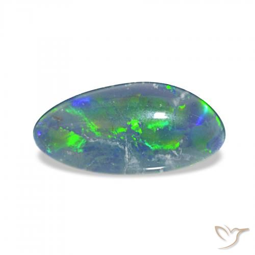 3.22ct Multicolor Triplete de ópalo, Elegante, Opaco