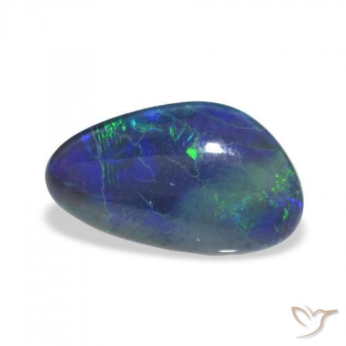 Triplete de ópalo Multicolor natural de 3.33 ct, Elegante, Opaco
