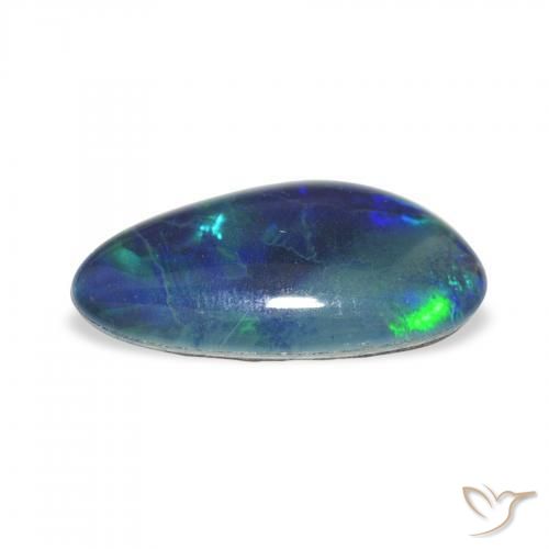 Triplete de ópalo Multicolor natural de 3.33 ct, Elegante, Opaco