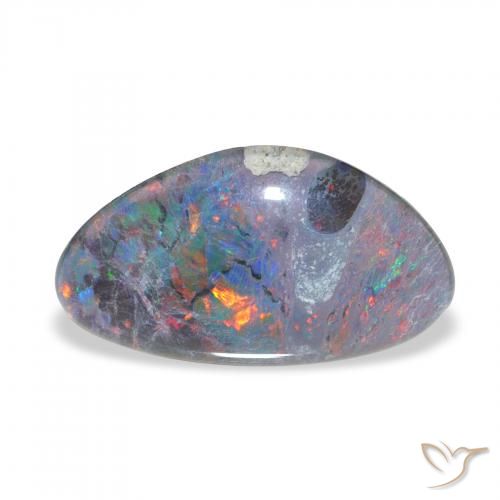 4.02ct Multicolor Triplete de ópalo, Elegante, Opaco