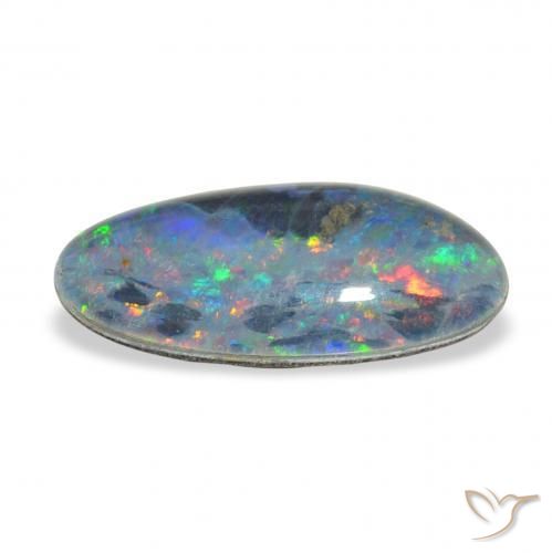 Triplete de ópalo Multicolor natural de 4.20 ct, Elegante, Opaco