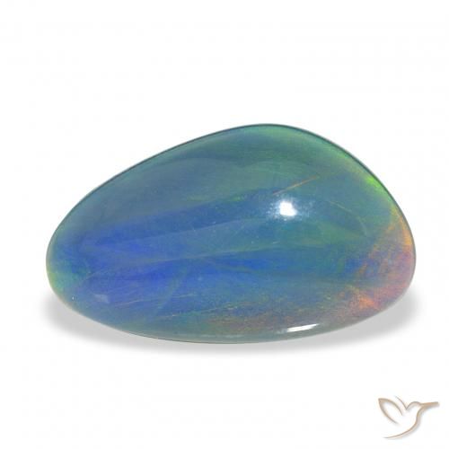 3.88ct Multicolor Triplete de ópalo, Elegante, Opaco
