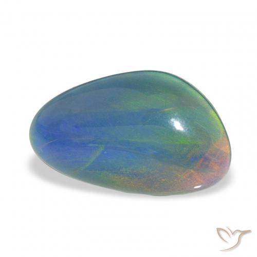 Triplete de ópalo Multicolor natural de 3.88 ct, Elegante, Opaco