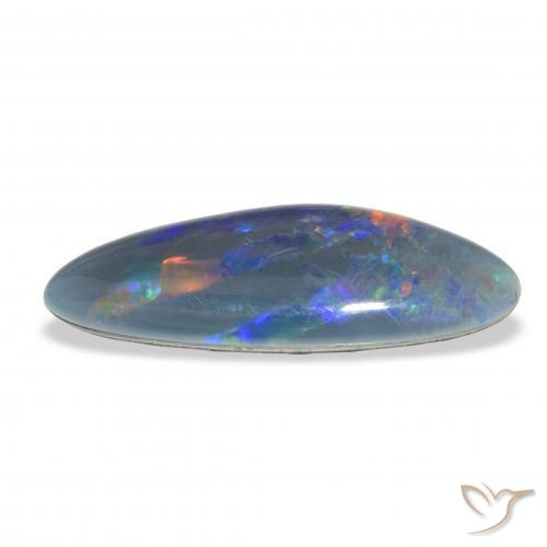 Triplete de ópalo Multicolor natural de 6.71 ct, Elegante, Opaco