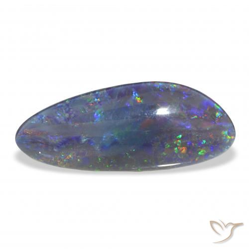 6.48ct Multicolor Triplete de ópalo, Elegante, Opaco