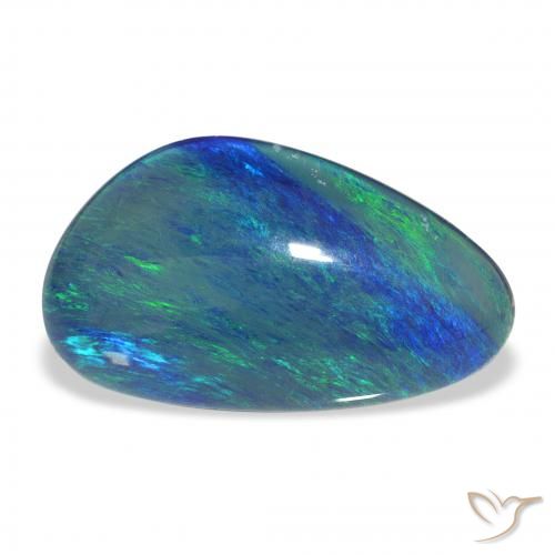 9.60ct Multicolor Triplete de ópalo, Elegante, Opaco