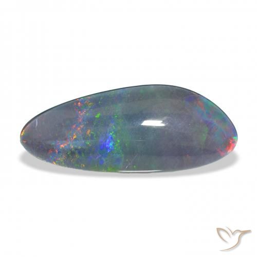 6.61ct Multicolor Triplete de ópalo, Elegante, Opaco