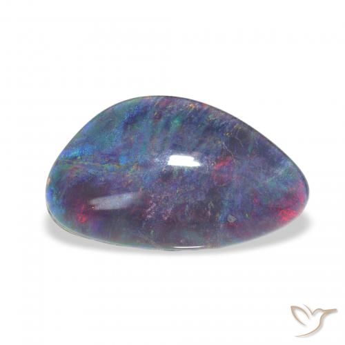 3.71ct Multicolor Triplete de ópalo, Elegante, Opaco