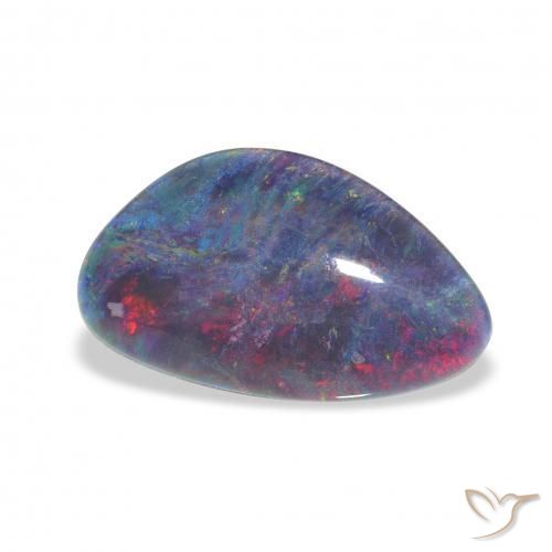 Triplete de ópalo Multicolor natural de 3.71 ct, Elegante, Opaco