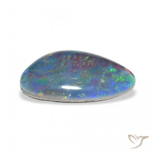 Triplete de ópalo Multicolor natural de 3.71 ct, Elegante, Opaco