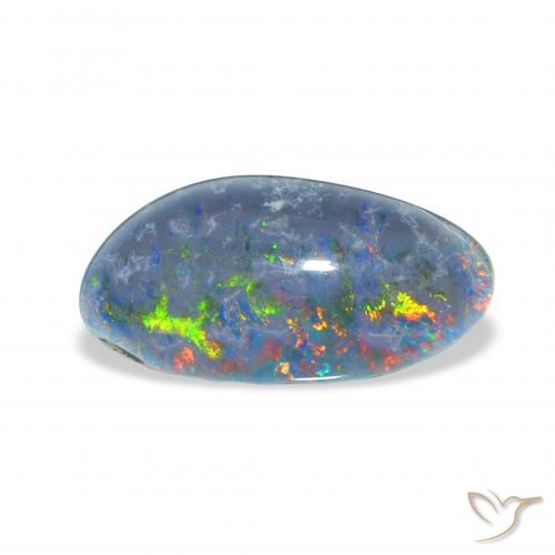 3.72ct Multicolor Triplete de ópalo, Elegante, Opaco