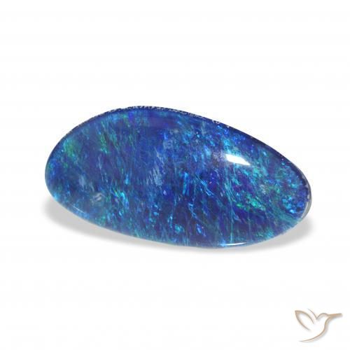 Triplete de ópalo Multicolor natural de 3.40 ct, Elegante, Opaco