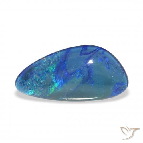 4.27ct Multicolor Triplete de ópalo, Elegante, Opaco