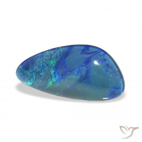 Triplete de ópalo Multicolor natural de 4.27 ct, Elegante, Opaco