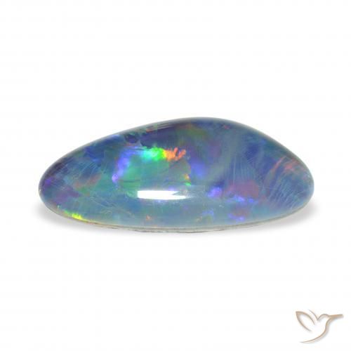 Triplete de ópalo Multicolor natural de 4.20 ct, Elegante, Opaco