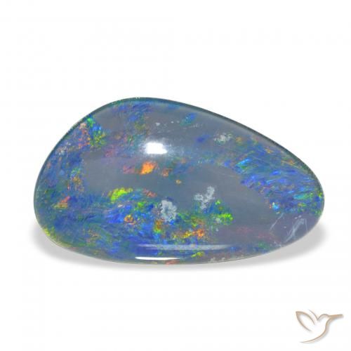8.68ct Multicolor Triplete de ópalo, Elegante, Opaco