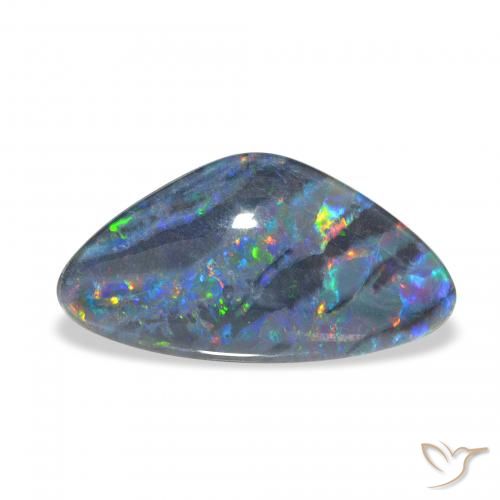 6.75ct Multicolor Triplete de ópalo, Elegante, Opaco