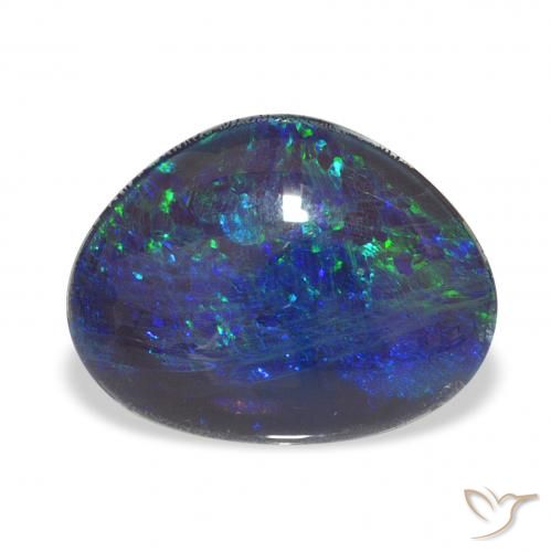 6.91ct Multicolor Triplete de ópalo, Elegante, Opaco