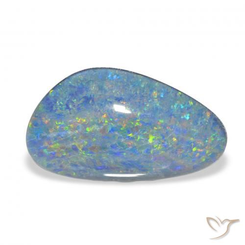 7.88ct Multicolor Triplete de ópalo, Elegante, Opaco