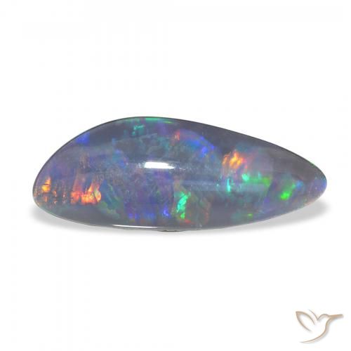 5.33ct Multicolor Triplete de ópalo, Elegante, Opaco