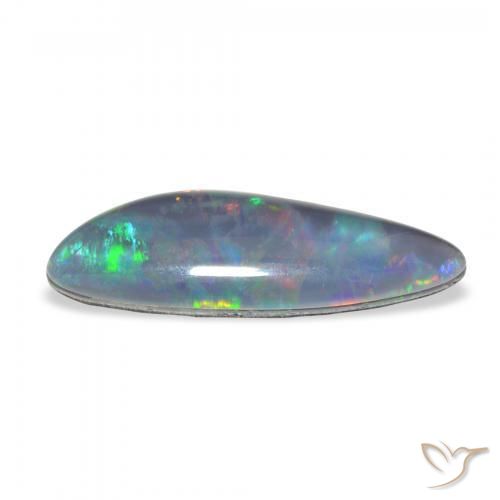 Triplete de ópalo Multicolor natural de 5.33 ct, Elegante, Opaco
