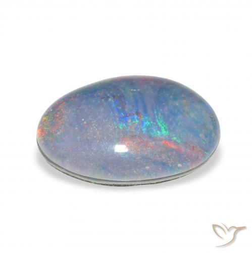 Triplete de ópalo Multicolor natural de 9.33 ct, Elegante, Opaco