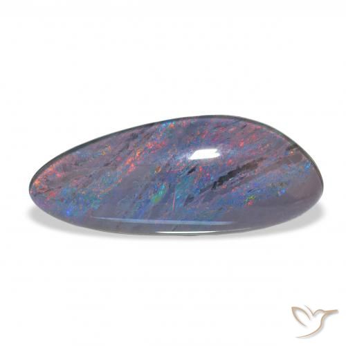 6.45ct Multicolor Triplete de ópalo, Elegante, Opaco