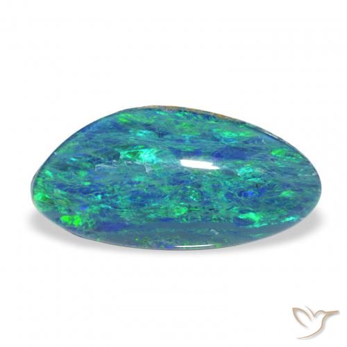 2.49ct Natural Multicolor Triplete de ópalo, Elegante, Opaco