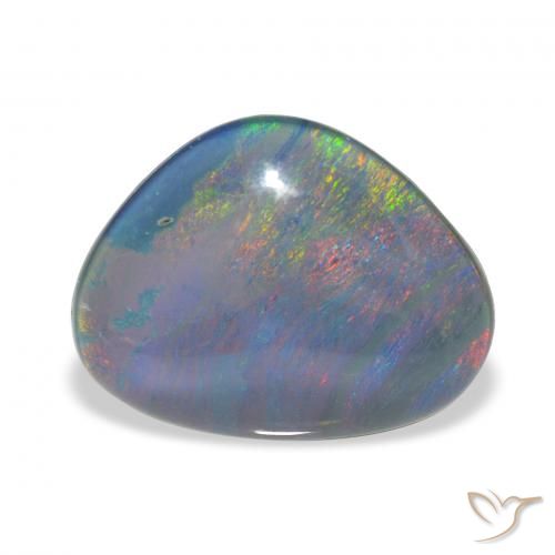 6.25ct Multicolor Triplete de ópalo, Elegante, Opaco
